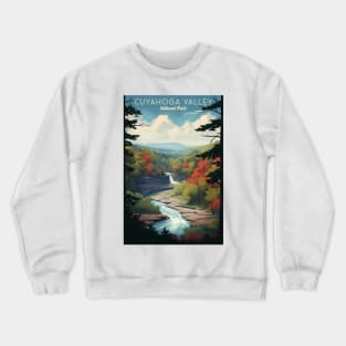 Cuyahoga Valley National Park Travel Poster Crewneck Sweatshirt